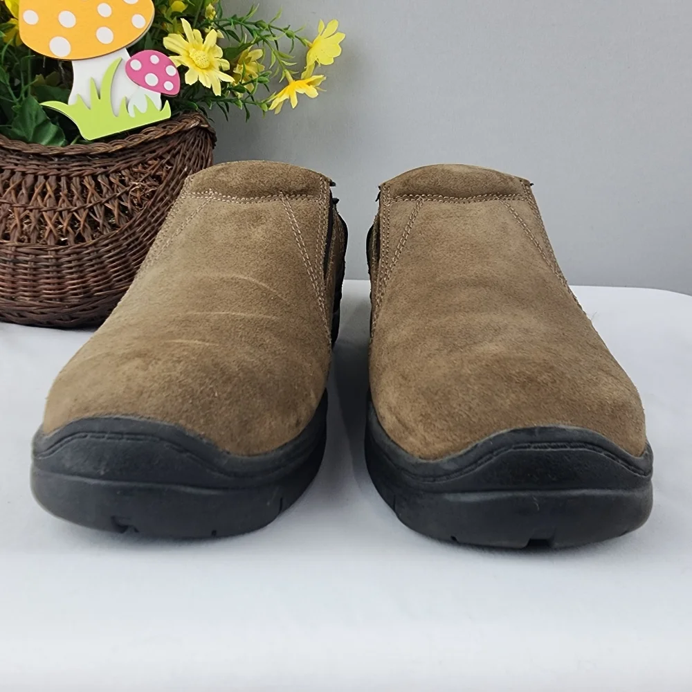 Northern Territory Men's Brown Learher Slip-On Loafer Shoes Sz 9